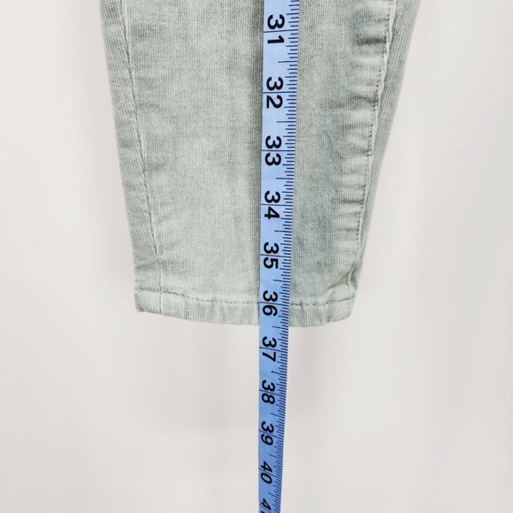 Pilcro Anthropologie corduroy Pants High-Rise Skinny Geen Size 28 - Picture 11 of 11